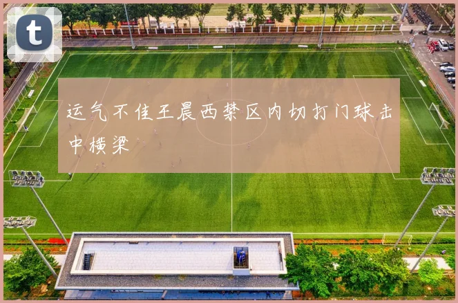 运气不佳王晨西禁区内切打门球击中横梁